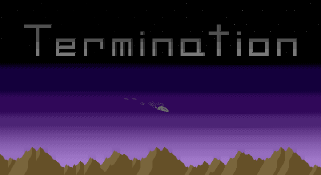 Title screen of 'Termination Rehash'.