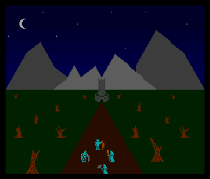 Title screen of 'Legend of Rhovanion'.