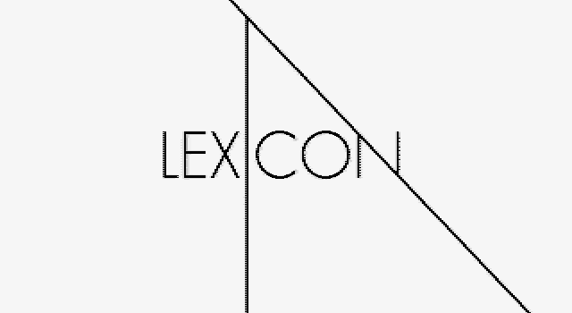 Title screen of 'Lexicon'.