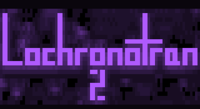 Title screen of 'Lochronotran 2'.